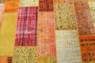 Vintage Patchwork Large Area Rug - Thumbnail