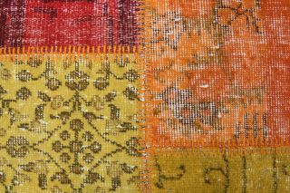 Vintage Patchwork Large Area Rug - Thumbnail