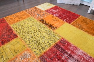 Vintage Patchwork Large Area Rug - Thumbnail