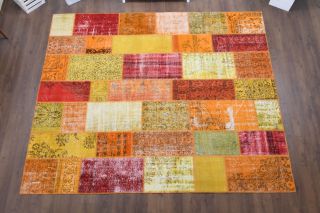 Vintage Patchwork Large Area Rug - Thumbnail