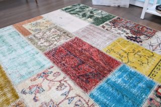 Vintage Patchwork Area Rug - Thumbnail