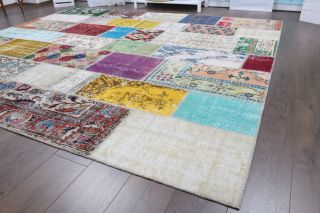 Vintage Patchwork Area Rug - Thumbnail