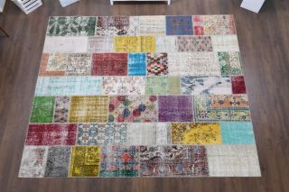 Vintage Patchwork Area Rug - Thumbnail