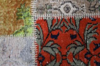 Vintage Patchwork Large Area Rug - Thumbnail