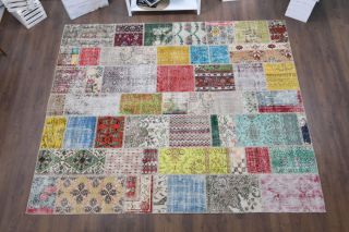 Vintage Patchwork Large Area Rug - Thumbnail