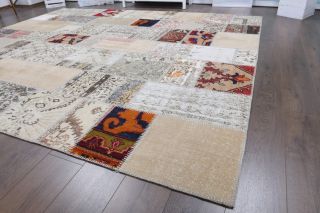 Vintage Patchwork Large Area Rug - Thumbnail