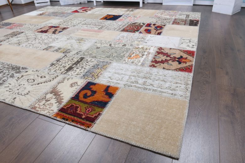 Vintage Patchwork Large Area Rug