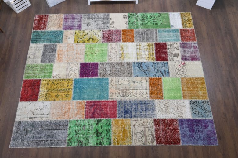 Vintage Patchwork Large Area Rug