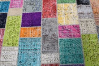 Vintage Patchwork Large Area Rug - Thumbnail