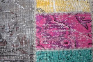 Vintage Patchwork Large Area Rug - Thumbnail