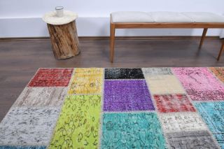 Vintage Patchwork Large Area Rug - Thumbnail