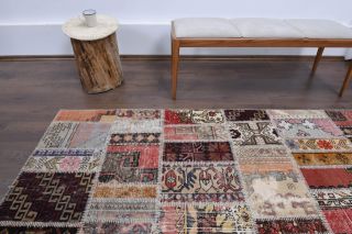 Vintage Patchwork Large Area Rug - Thumbnail