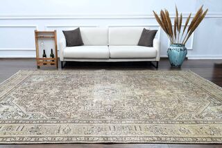 Persian Vintage Handmade Rug - Thumbnail