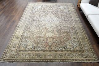 Persian Vintage Handmade Rug - Thumbnail