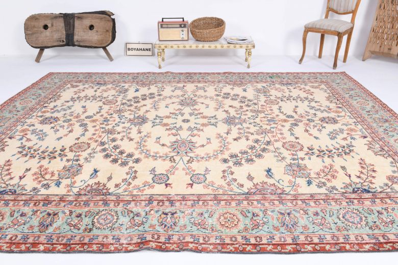 Vintage Large Area Rug