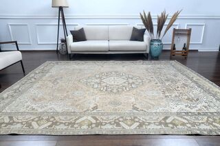 8x11 Vintage Anatolian Vintage Handmade Rug - Thumbnail