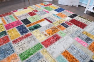 Vintage Patchwork Area Rug - Thumbnail