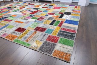 Vintage Patchwork Area Rug - Thumbnail