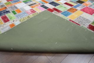 Vintage Patchwork Area Rug - Thumbnail