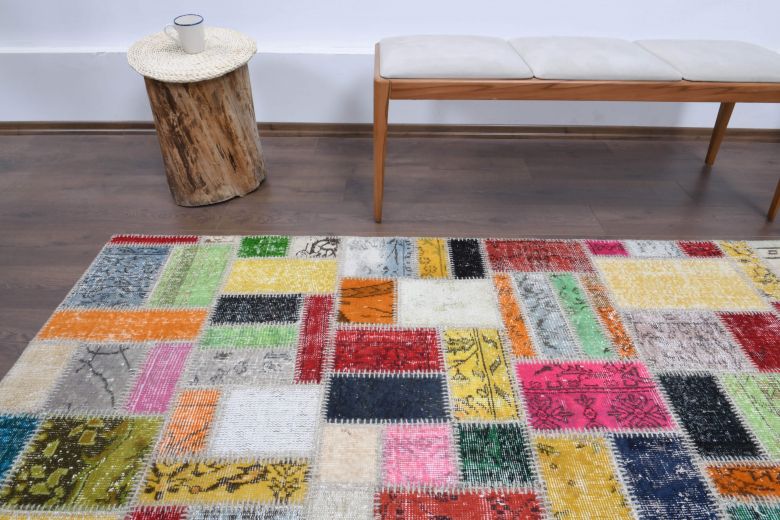 Vintage Patchwork Area Rug