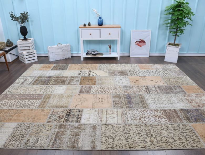 Vintage Patchwork Area Rug