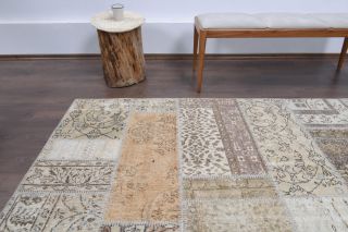 Vintage Patchwork Area Rug - Thumbnail