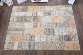 Vintage Patchwork Area Rug - Thumbnail