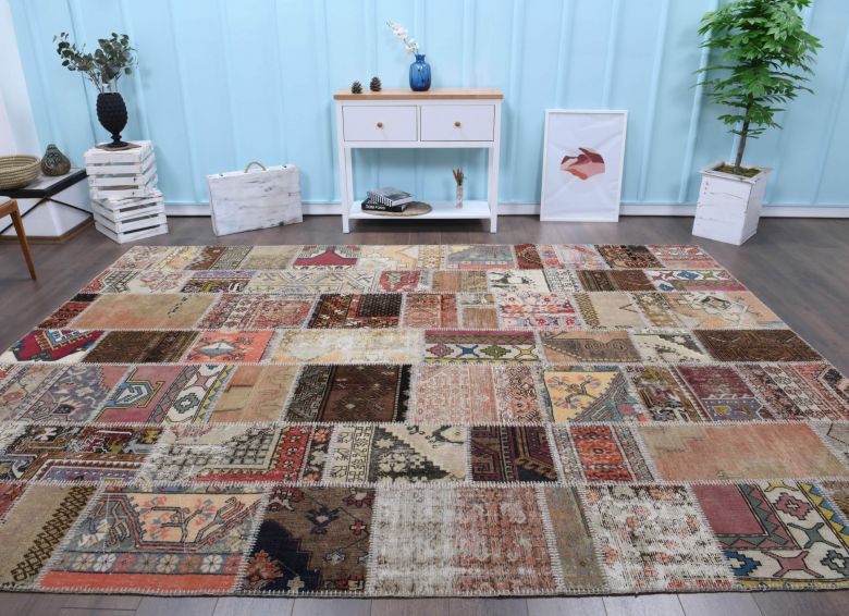 Vintage Patchwork Large Area Rug