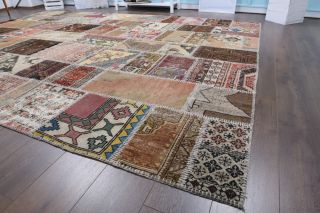 Vintage Patchwork Large Area Rug - Thumbnail