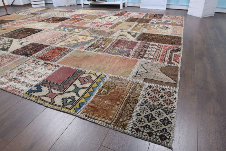 Vintage Patchwork Large Area Rug