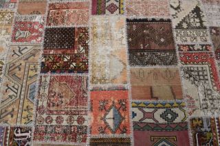 Vintage Patchwork Large Area Rug - Thumbnail