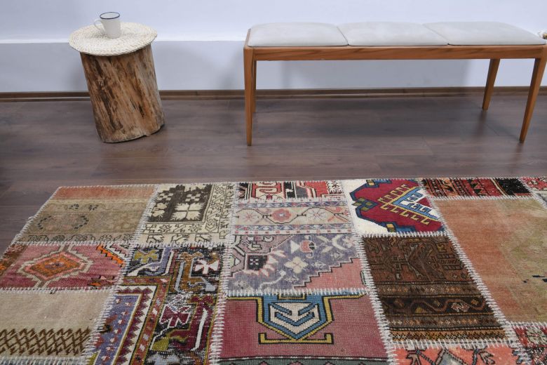 Vintage Patchwork Large Area Rug