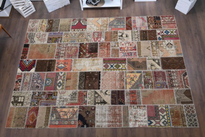 Vintage Patchwork Large Area Rug