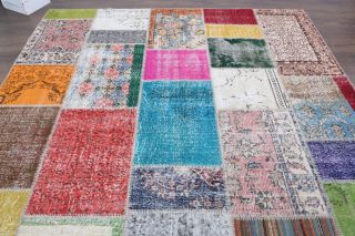 Vintage Patchwork Large Area Rug - Thumbnail