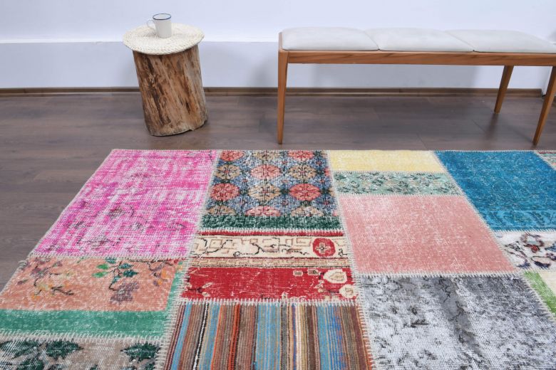 Vintage Patchwork Large Area Rug