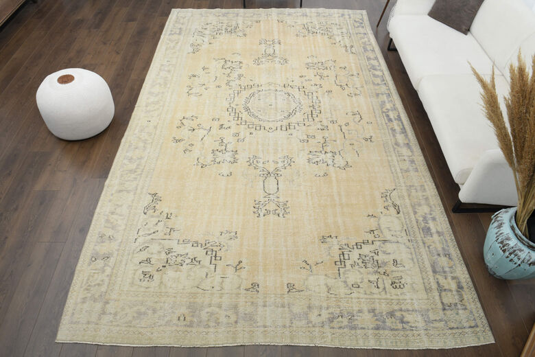 8x12 Unique Vintage Oriental Oushak Rug