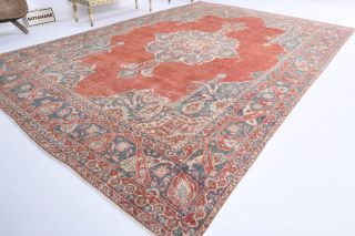 Persian Vintage Large Area Rug - Thumbnail