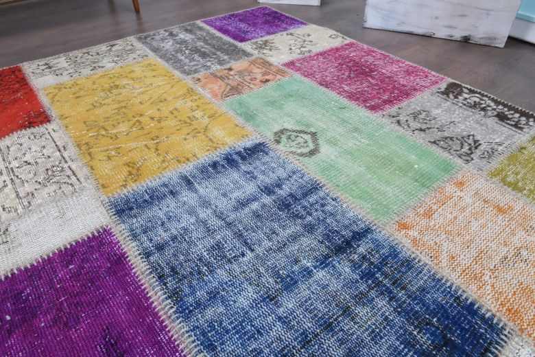 Vintage Patchwork Large Area Rug