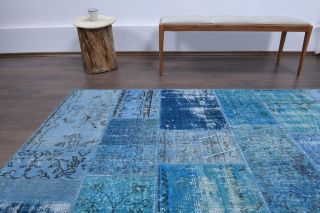 Vintage Patchwork Large Area Rug - Thumbnail