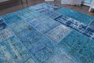 Vintage Patchwork Large Area Rug - Thumbnail