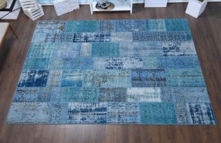 Vintage Patchwork Large Area Rug - Thumbnail