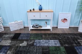 Vintage Patchwork Large Area Rug - Thumbnail