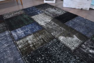 Vintage Patchwork Large Area Rug - Thumbnail