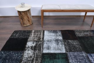 Vintage Patchwork Large Area Rug - Thumbnail