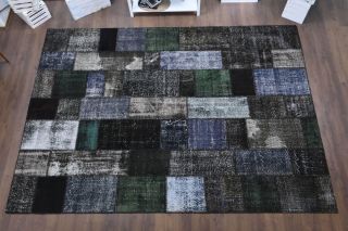 Vintage Patchwork Large Area Rug - Thumbnail