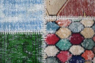 Vintage Patchwork Large Area Rug - Thumbnail