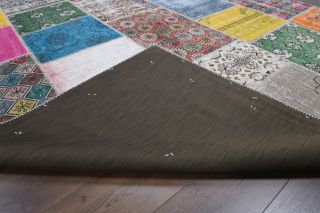 Vintage Patchwork Large Area Rug - Thumbnail