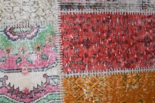 Vintage Patchwork Large Area Rug - Thumbnail