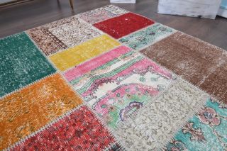 Vintage Patchwork Large Area Rug - Thumbnail