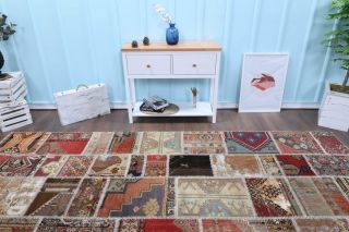 Vintage Patchwork Large Area Rug - Thumbnail